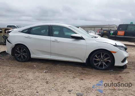 2019 Honda Civic Sport из США, поврежденный, VIN 2HGFC2F85KH563507
